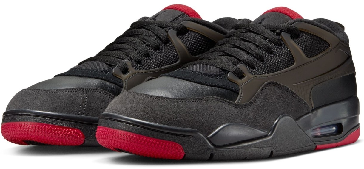Adidași pentru bărbați Nike Air Jordan 4 Rm Black/Anthracite/Varsity Red, s.42.5