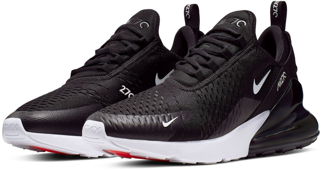 Кроссовки мужские Nike Air Max 270 Black/White/Solar Red/Anthracite, s.46