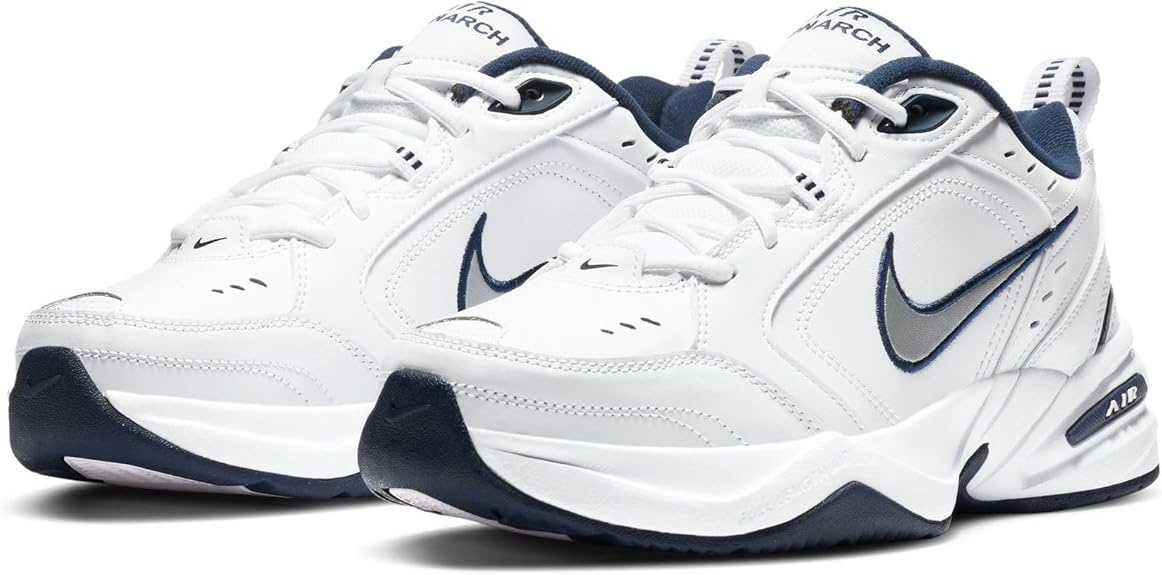 Кроссовки мужские Nike Air Monarch IV White/Metallic Silver, s.41