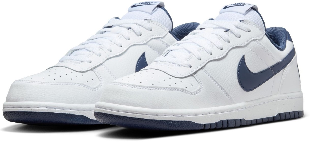 Кеды мужские Nike Big Low White/Midnight Navy, s.40.5