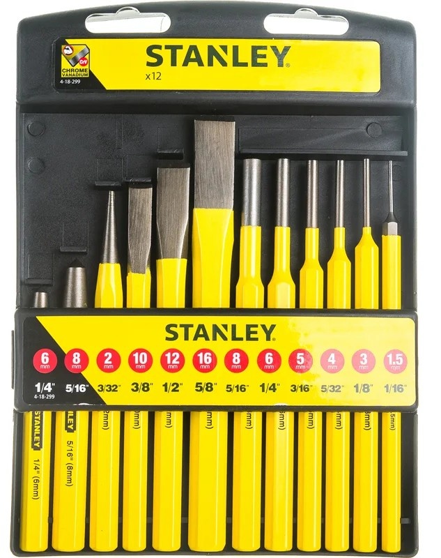 Set dalti pentru metal Stanley 4-18-299