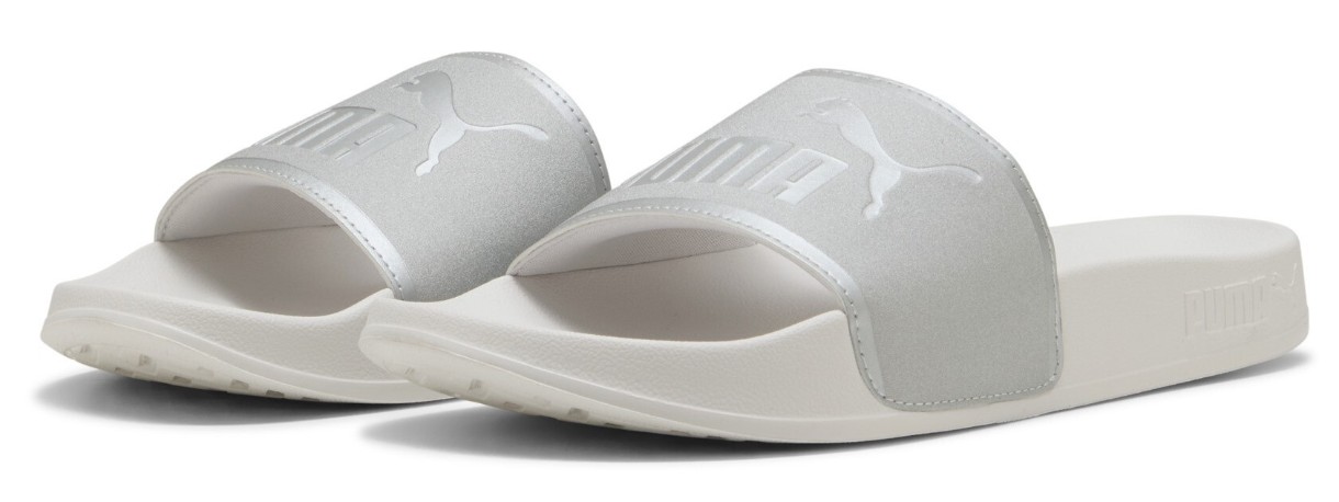Шлёпанцы женские Puma Leadcat 2.0 Aqua Metallics Feather Gray/Puma Silver, s.37