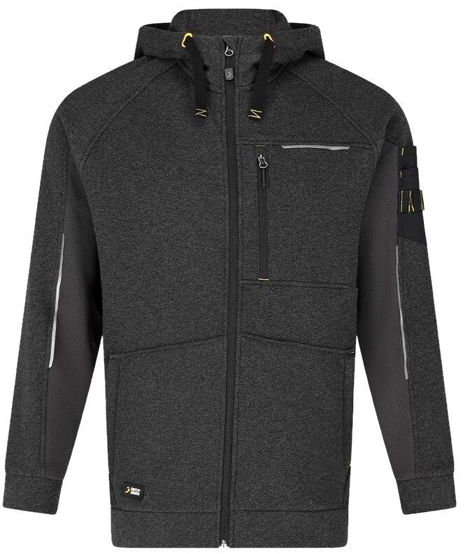 Jachetă pentru bărbați Safety Jogger Deneb Hoodie Black/Grey s.S