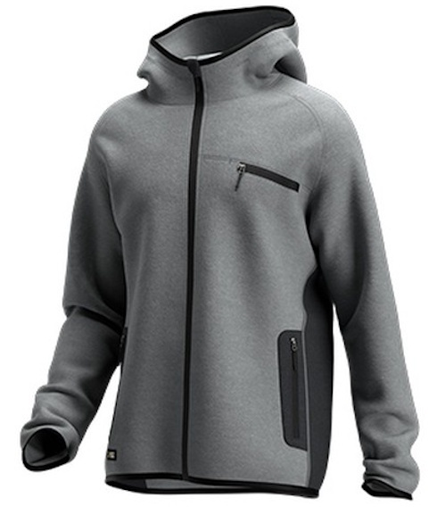 Мужская толстовка Safety Jogger Oak Hoodie2 Grey s.M