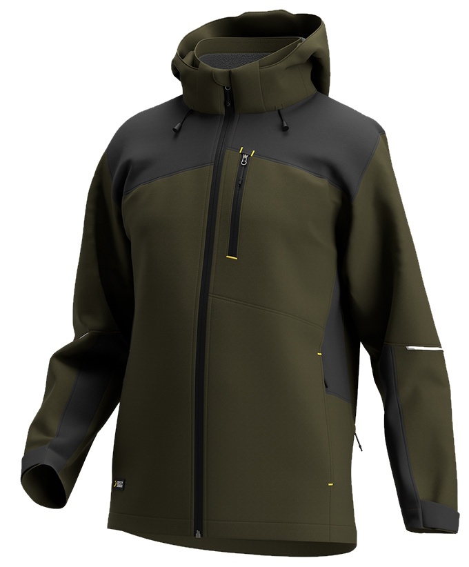 Jachetă pentru bărbați Safety Jogger Kasai Softshell Haki s.M