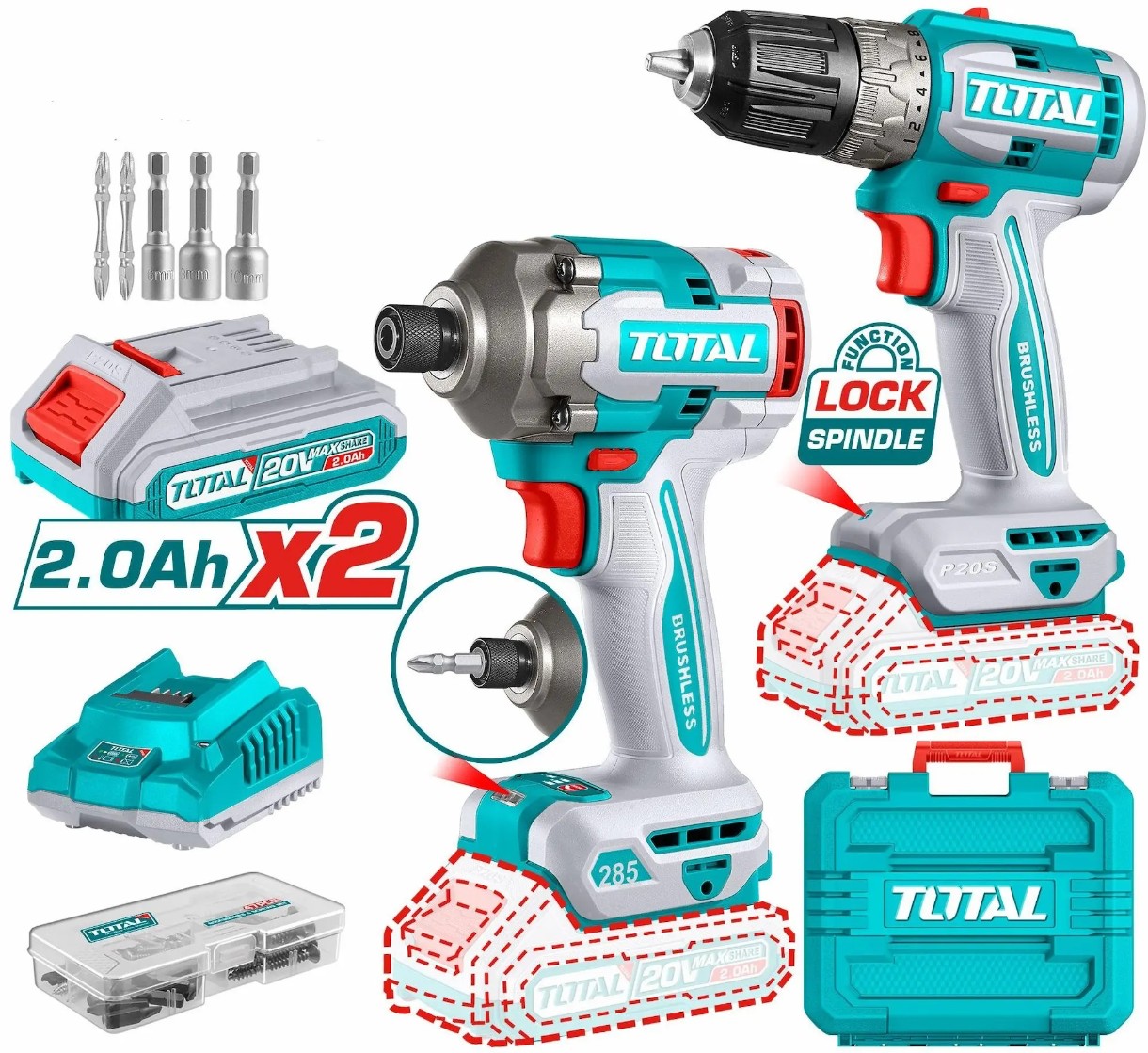 Set Total Tools TCKLI20272
