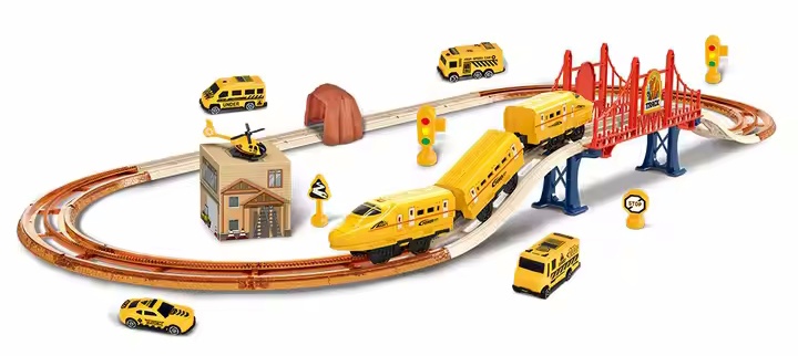 Set jucării transport ChiToys Track City (ZJA361472)