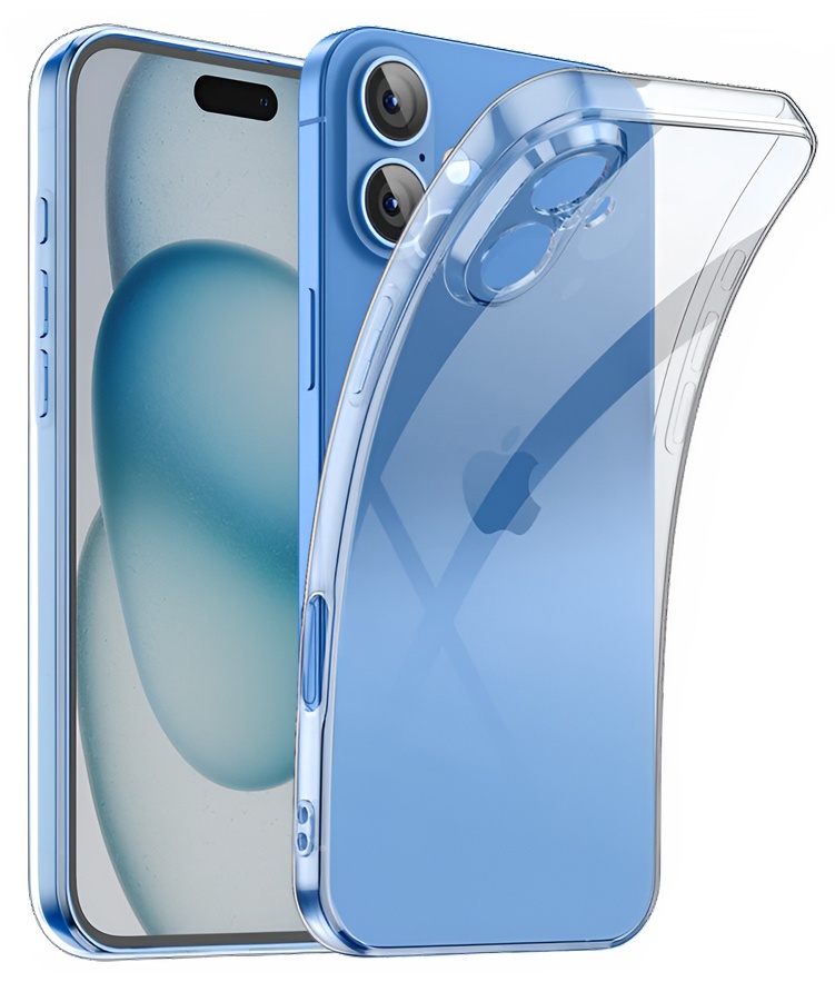 Husa de protecție WOO Case Soft TPU iPhone 16 Clear (WOOCTPSIP16CL)