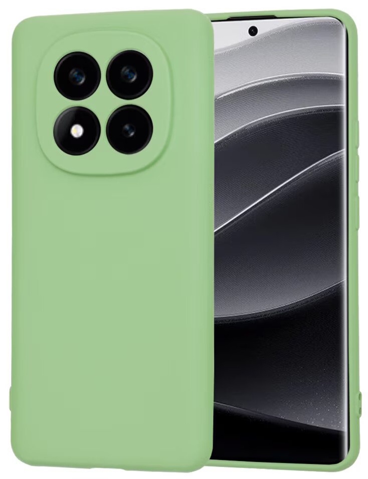 Husa de protecție WOO Liquid Silicone Xiaomi Redmi Note 14 Pro 5G Green (WOOLSCXRN14PGR)