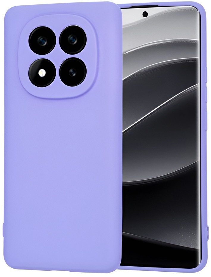 Husa de protecție WOO Liquid Silicone Xiaomi Redmi Note 14 Pro 5G Purple (WOOLSCXRN14PPR)