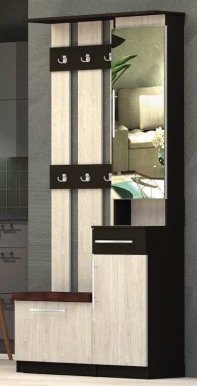 Прихожая Yasen Ruta Wenge Louisiana/Rockford Hickory Light