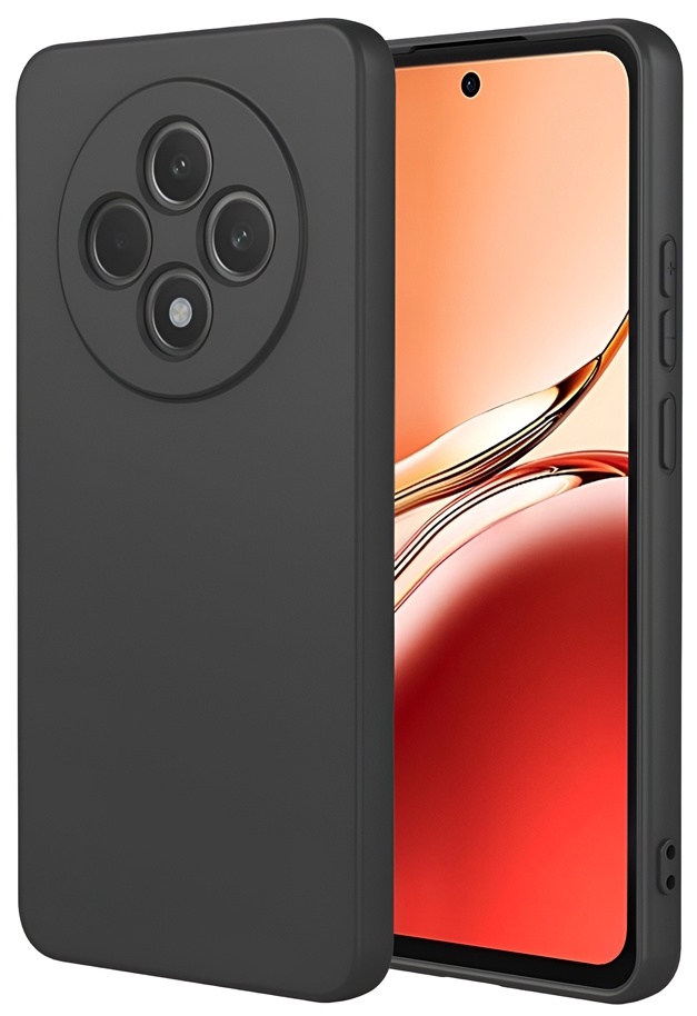 Husa de protecție WOO Silicone Neo Soft  Oppo Reno 12F/12FS Black (WOOCLSOP12FBK)