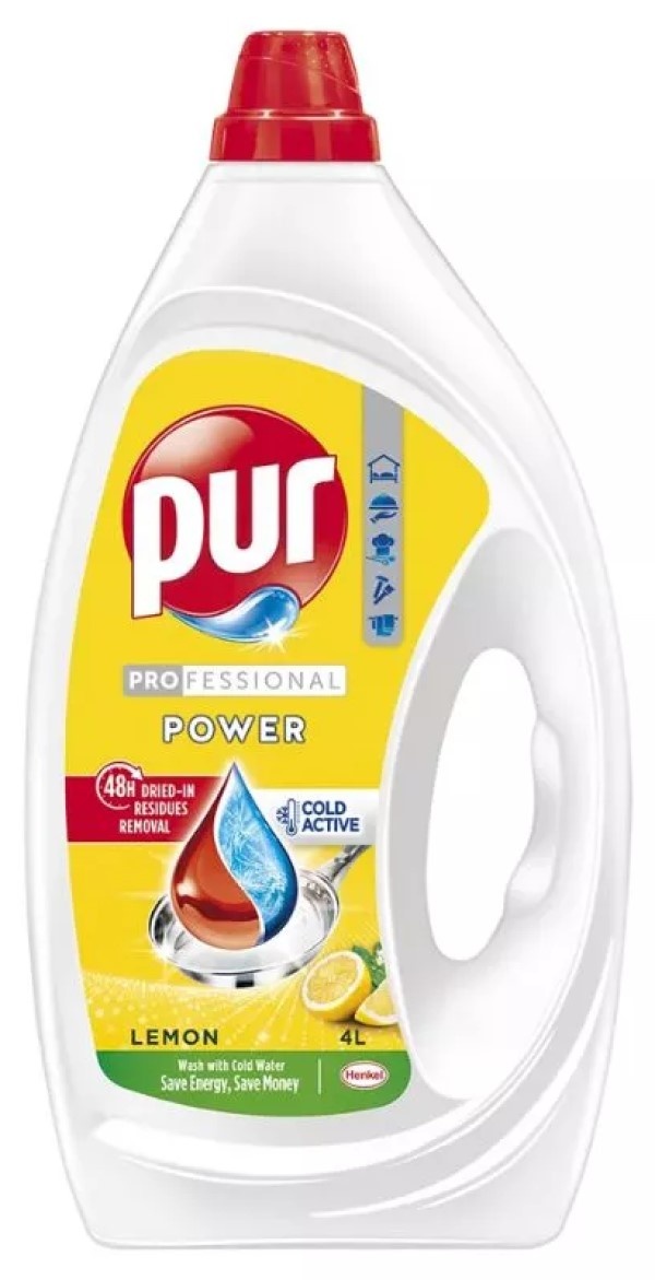 Средство для мытья посуды Pur Professional Lemon 4L