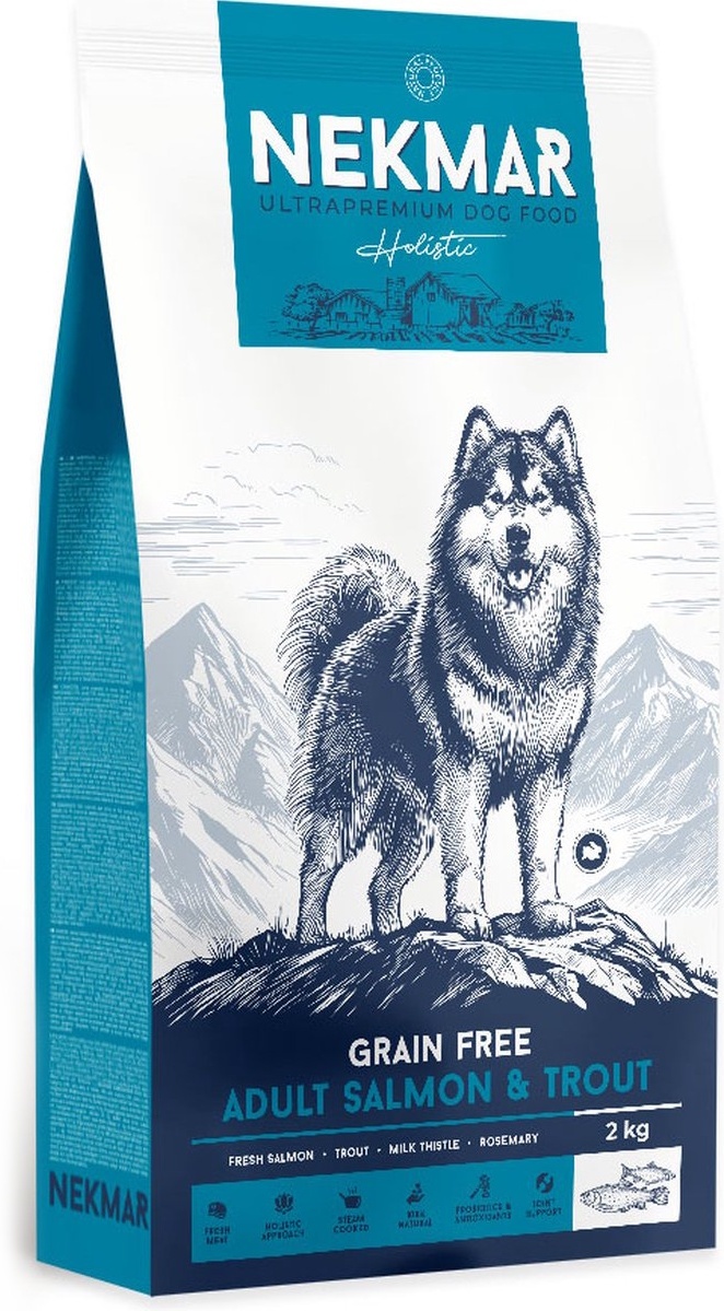 Сухой корм для собак Nekmar Adult Salmon & Trout 2kg