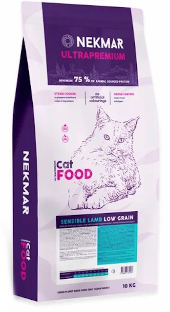 Сухой корм для кошек Nekmar Sensible Lamb 10 kg