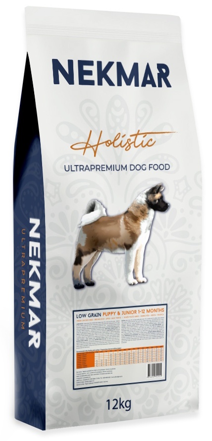 Hrană uscată pentru câini Nekmar Puppy & Junior 12kg