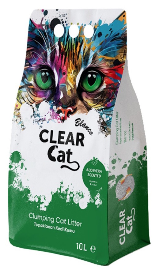 Наполнитель для кошек Clear Cat Blanco Aloevera Scented 10L