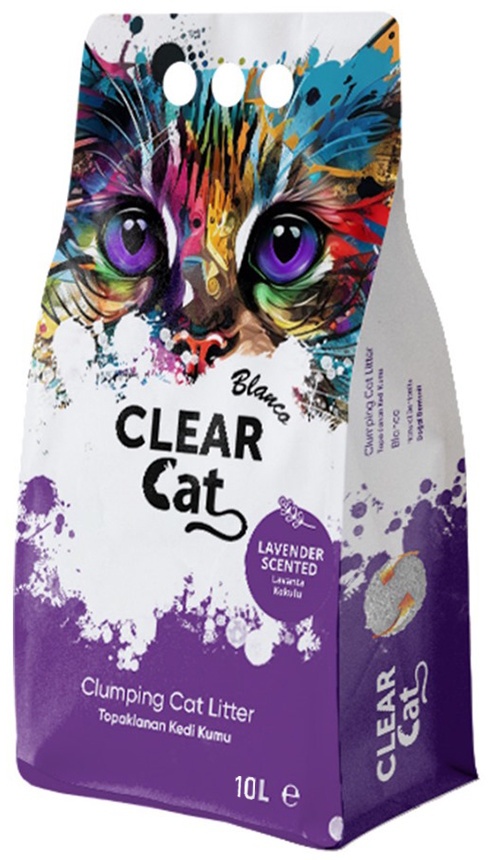 Наполнитель для кошек Clear Cat Blanco Lavander Scented 10L