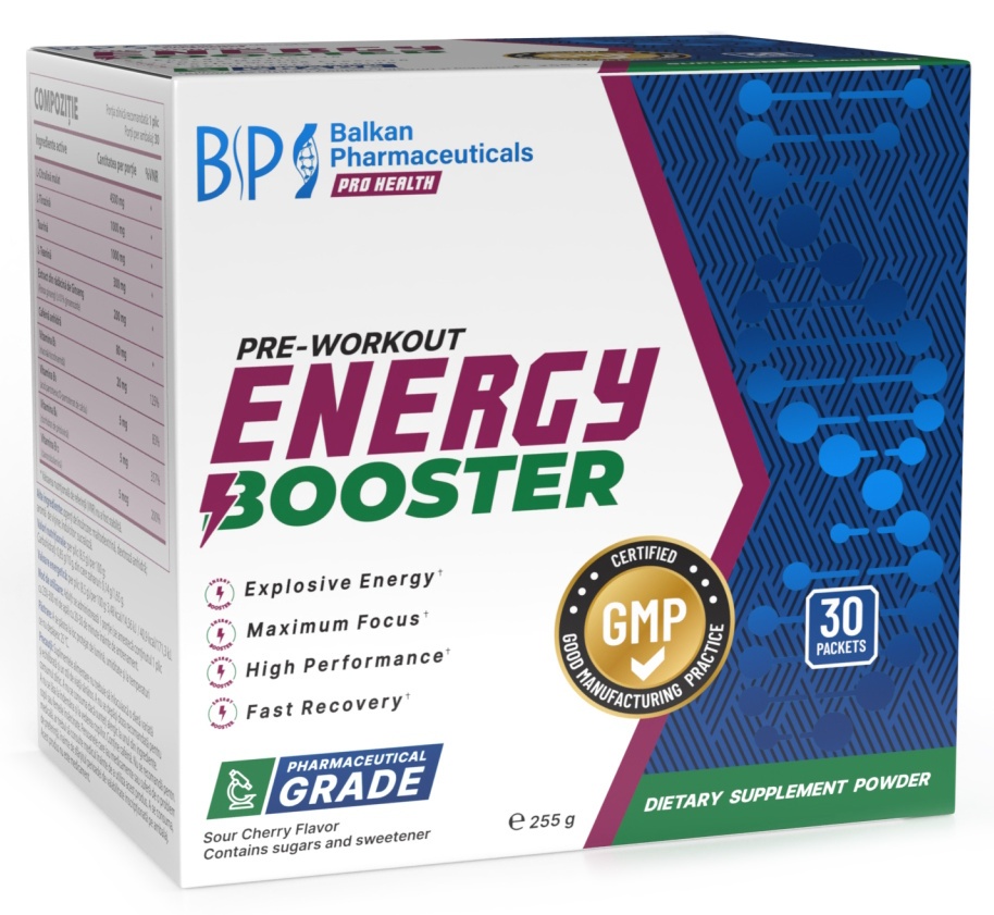 Предтренировочный комплекс Balkan Pharmaceuticals Energy Booster 30pack