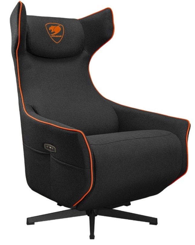 Геймерское кресло Cougar Magus Black/Orange with Footrest