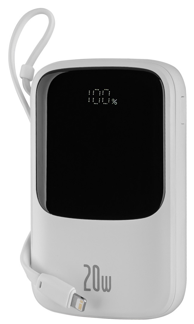 Acumulator extern Baseus Qpow Pro 10000mAh 0.3m White (PPQD020002)