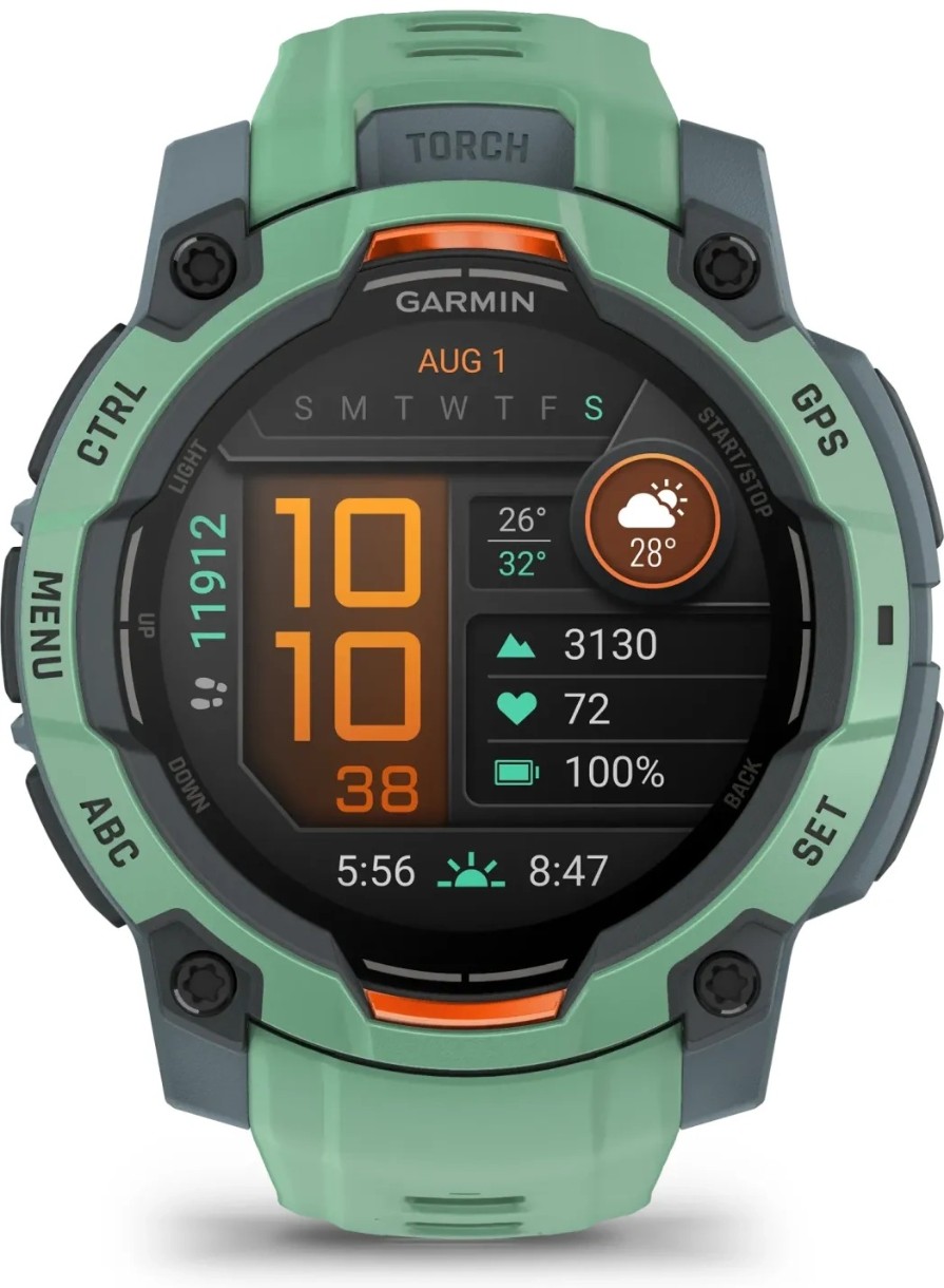 Смарт-часы Garmin Instinct 3 45mm AMOLED Neotropic with Neotropic Band (010-02936-01)