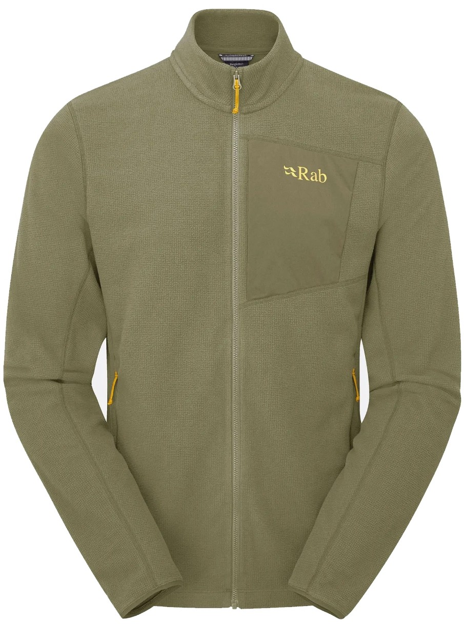 Hanorac pentru bărbați Rab Tecton S Light Khaki