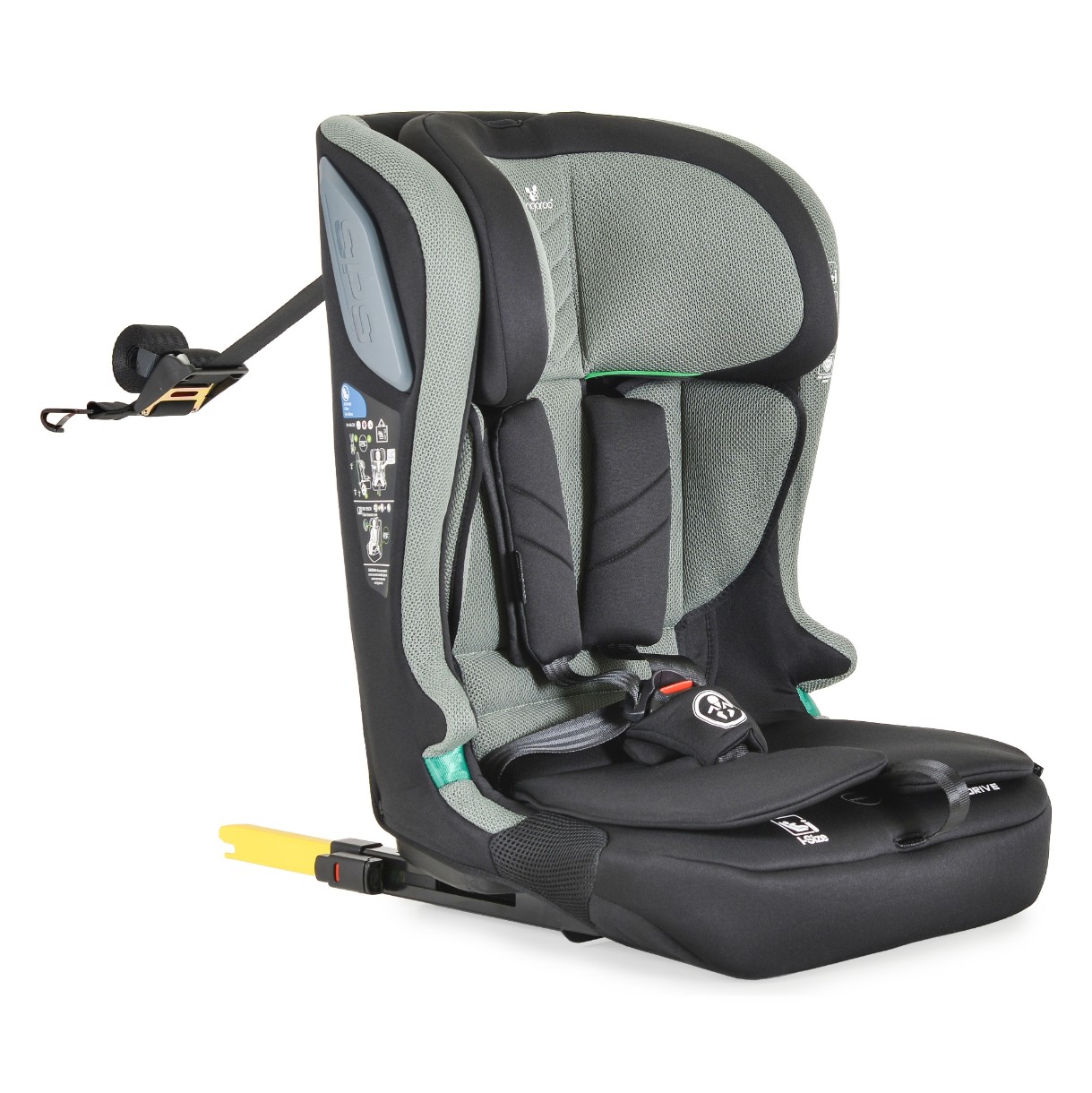 Scaun auto pentru copii Cangaroo iDrive Phantom Green