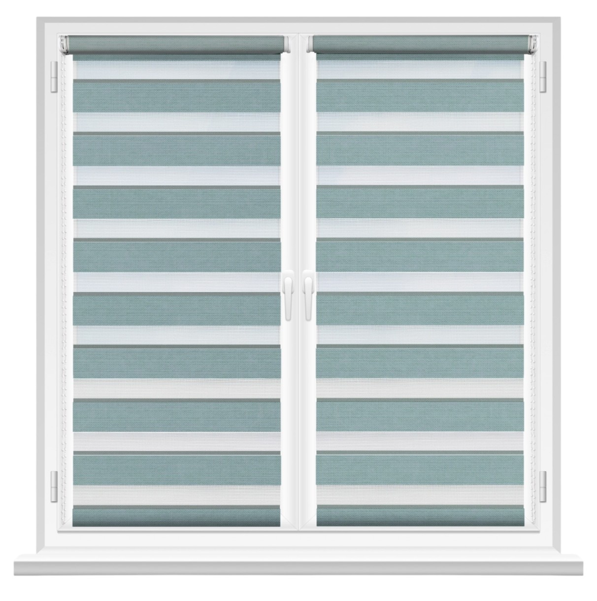Рулонные шторы Msrolls Day Night Ton 616/26 Turquoise 0.65x1.70m