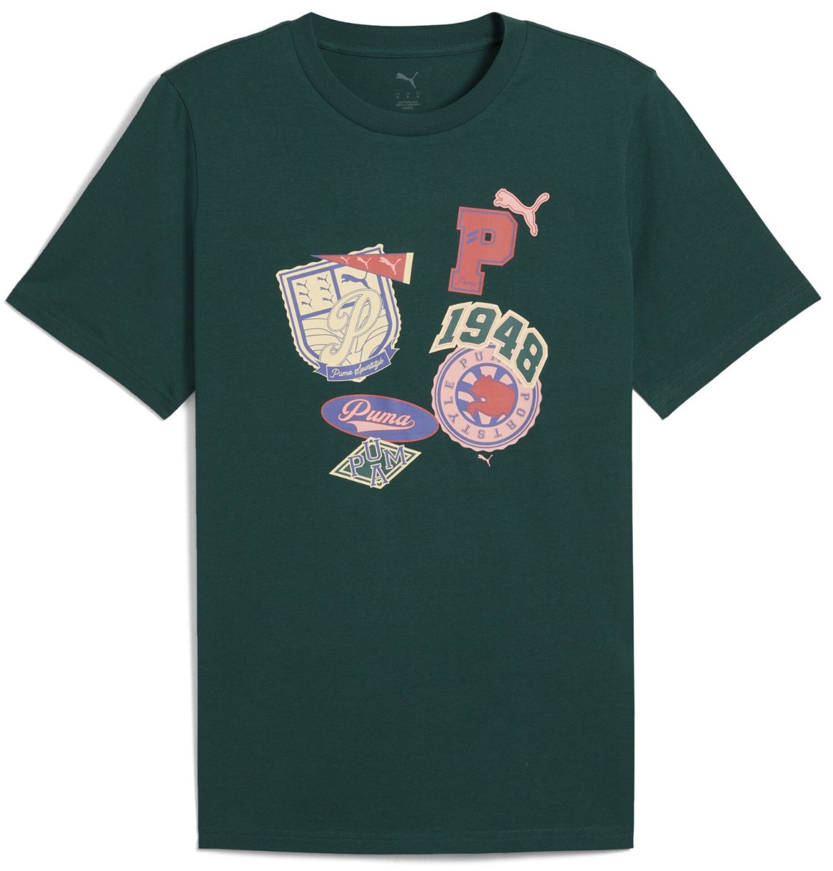 Tricou bărbătesc Puma Wardrobe Ess Sports Legacy Front Graphic Tee Dark Myrtle, s.L