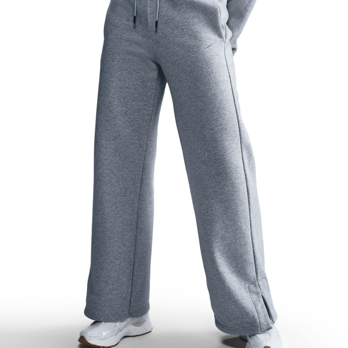 Pantaloni spotivi de dame Nike W Nsw Phnx Flc Pant Gls Dark Grey Heather, s.M