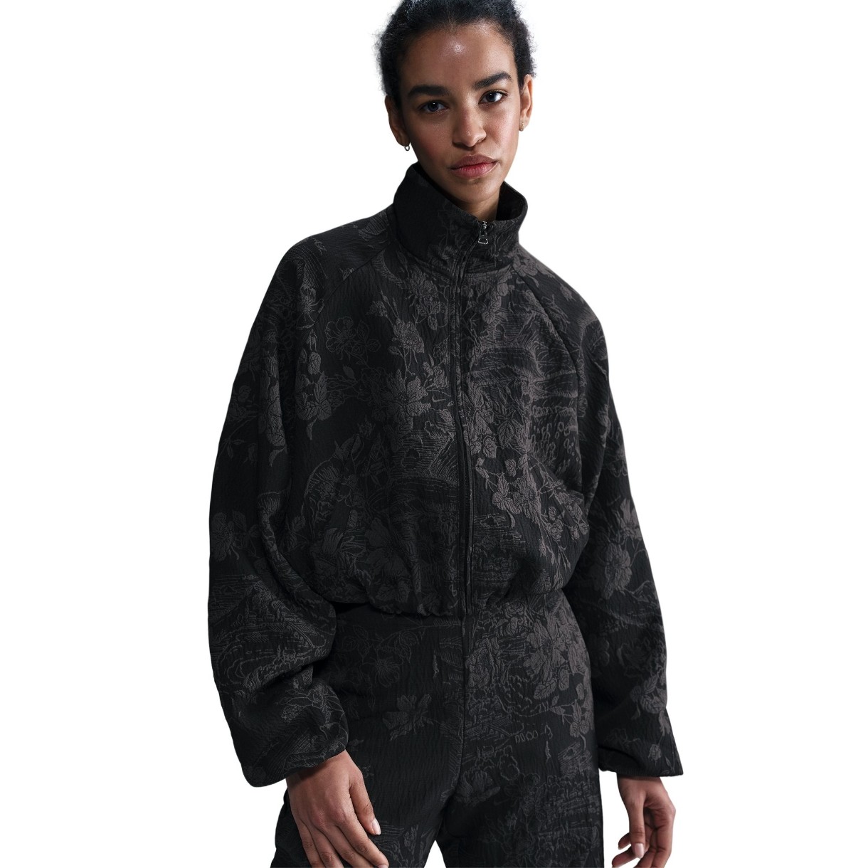 Женская олимпийка Nike W Nsw Cllctn Jqrd Trk Jkt Black/Anthracite, s.M