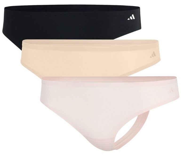 Сhiloţi dame Adidas Alfpp 3Pk Thong Multicolor, s.XS