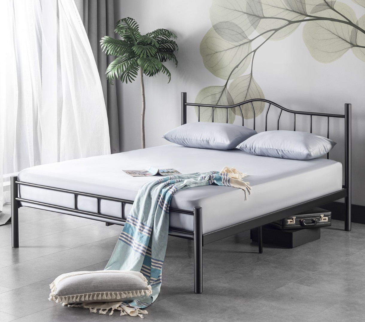 Кровать Evger K-25 140x200cm Black