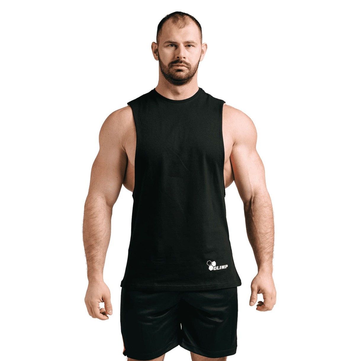 Maiou bărbătesc Olimp Sleeveless Basic M Black