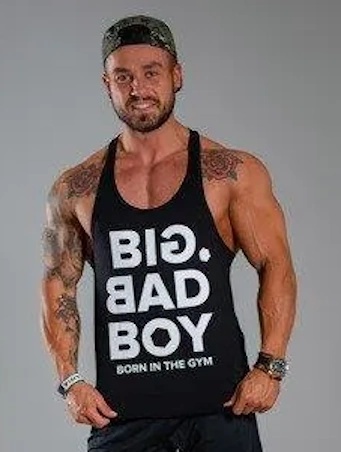 Мужская майка Olimp Men`s Tank Top (Big Bad Boy) Black XL