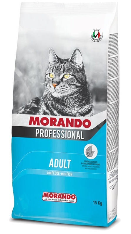 Сухой корм для кошек Morando Professional Adult Fish 15kg