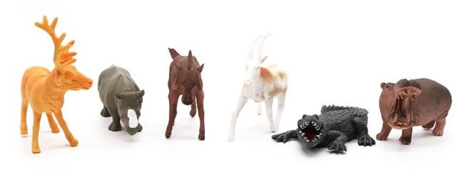 Фигурки животных New World 12cm 6pcs (2A269-1)