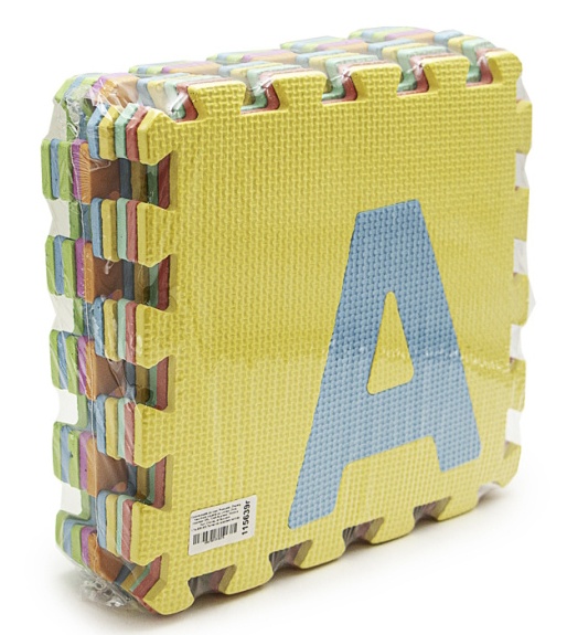Covoraş-puzzle New World Alphabet 10pcs 115639 (LT-1)