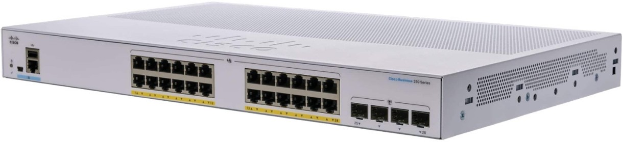 Switch Cisco CBS250-24FP-4X-EU