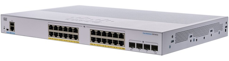 Коммутатор Cisco CBS350-24FP-4X-EU