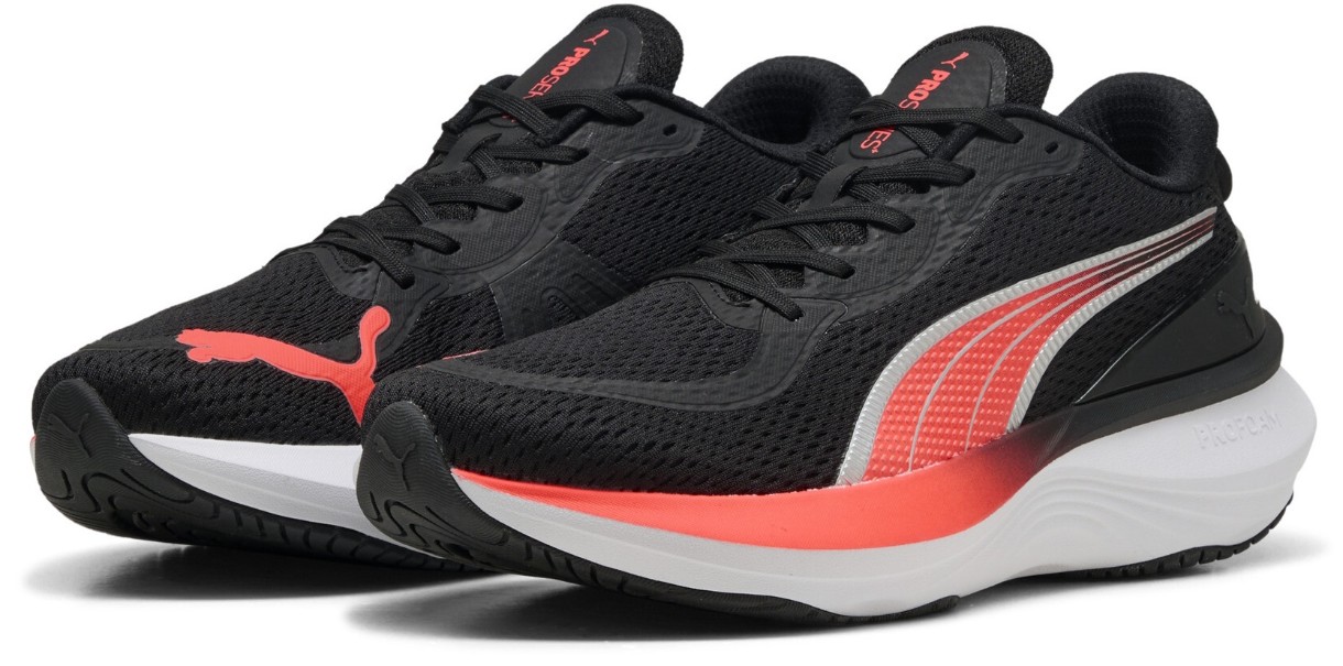 Кроссовки мужские Puma Scend Pro 2 Puma Black/Glowing Red, s.44.5