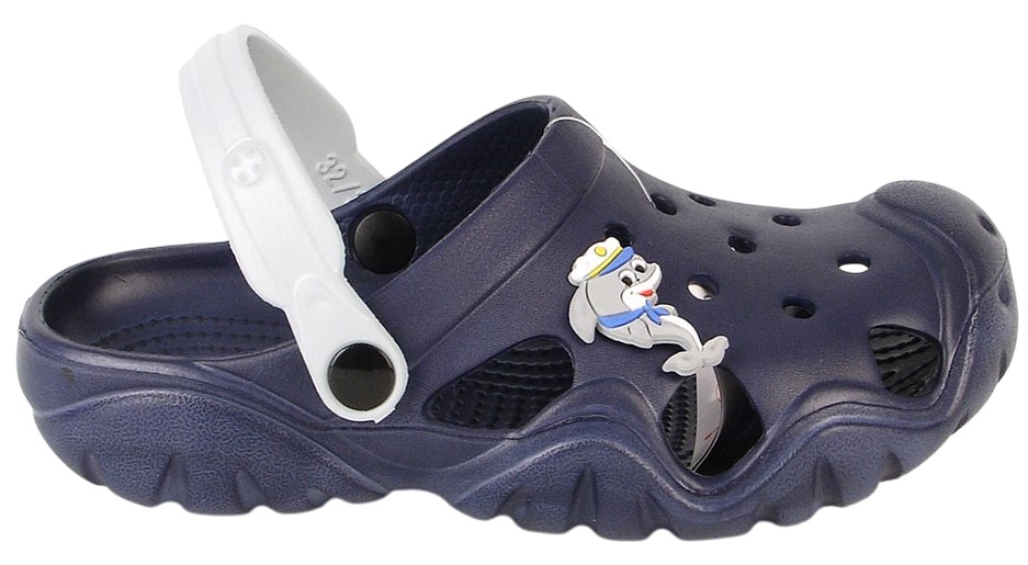 Шлёпанцы детские Jose Amorales 117085 Navy Blue, s.34
