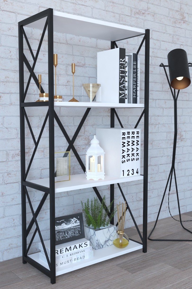 Etajeră Remaks 4 Shelf Metal White