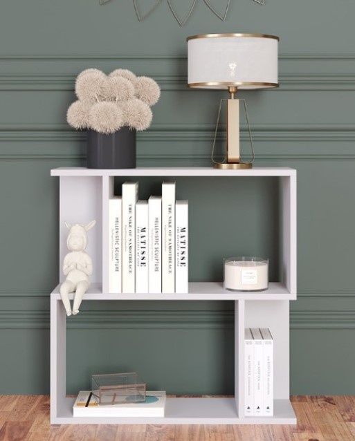 Стеллаж Remaks Asimetrik 2 White