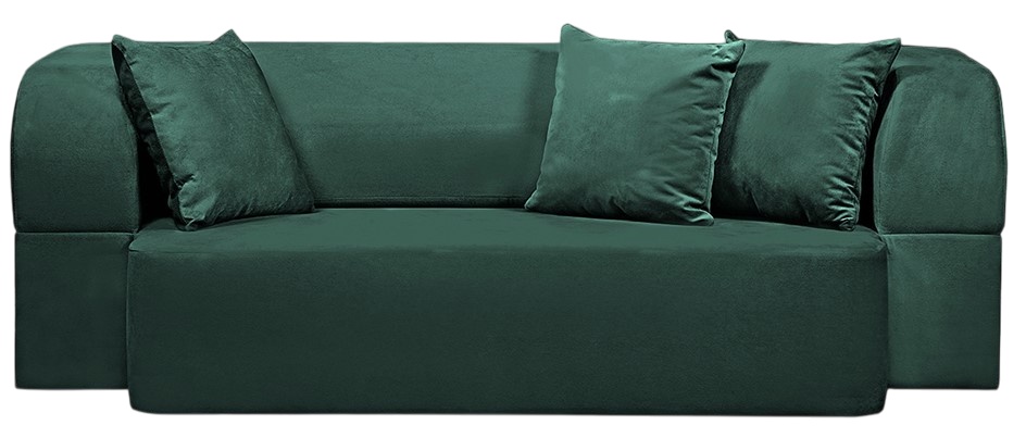 Canapea fără ramă Edka Meteor 180x120x32 P15 Green Emerald