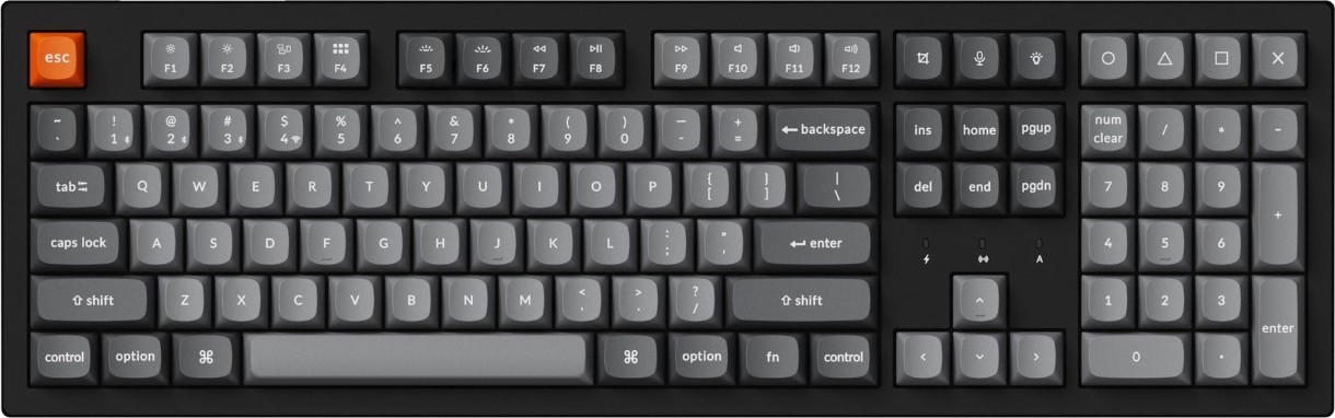 Клавиатура Keychron K10 Max QMK Black (K10M-H1-RU)