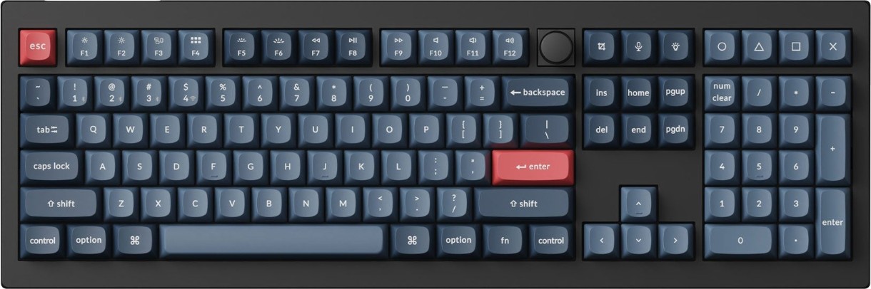 Клавиатура Keychron V6 Max QMK/VIA Carbon Black (V6M-D3)