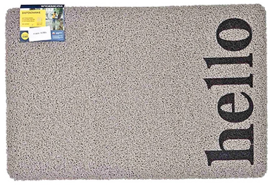 Придверный коврик Perfect Home Presto Hello 38x58cm (55047)