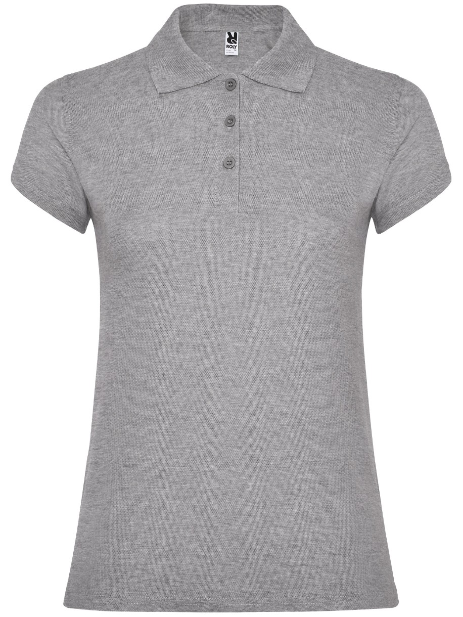 Поло Roly Star Woman 6634 Heather Grey, s.L